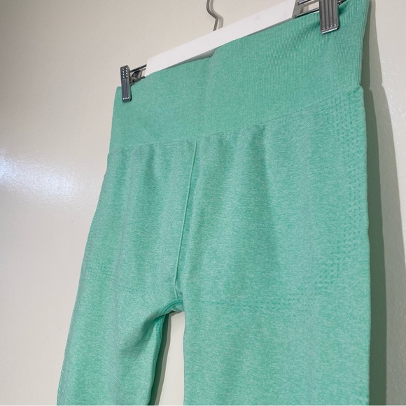 Gymshark VITAL SEAMLESS 2.0 LEGGINGS Aqua Marl L - Picture 9 of 13